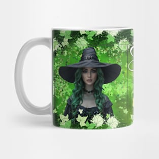 Green Witch Better than Halloween Candy 2 Mug